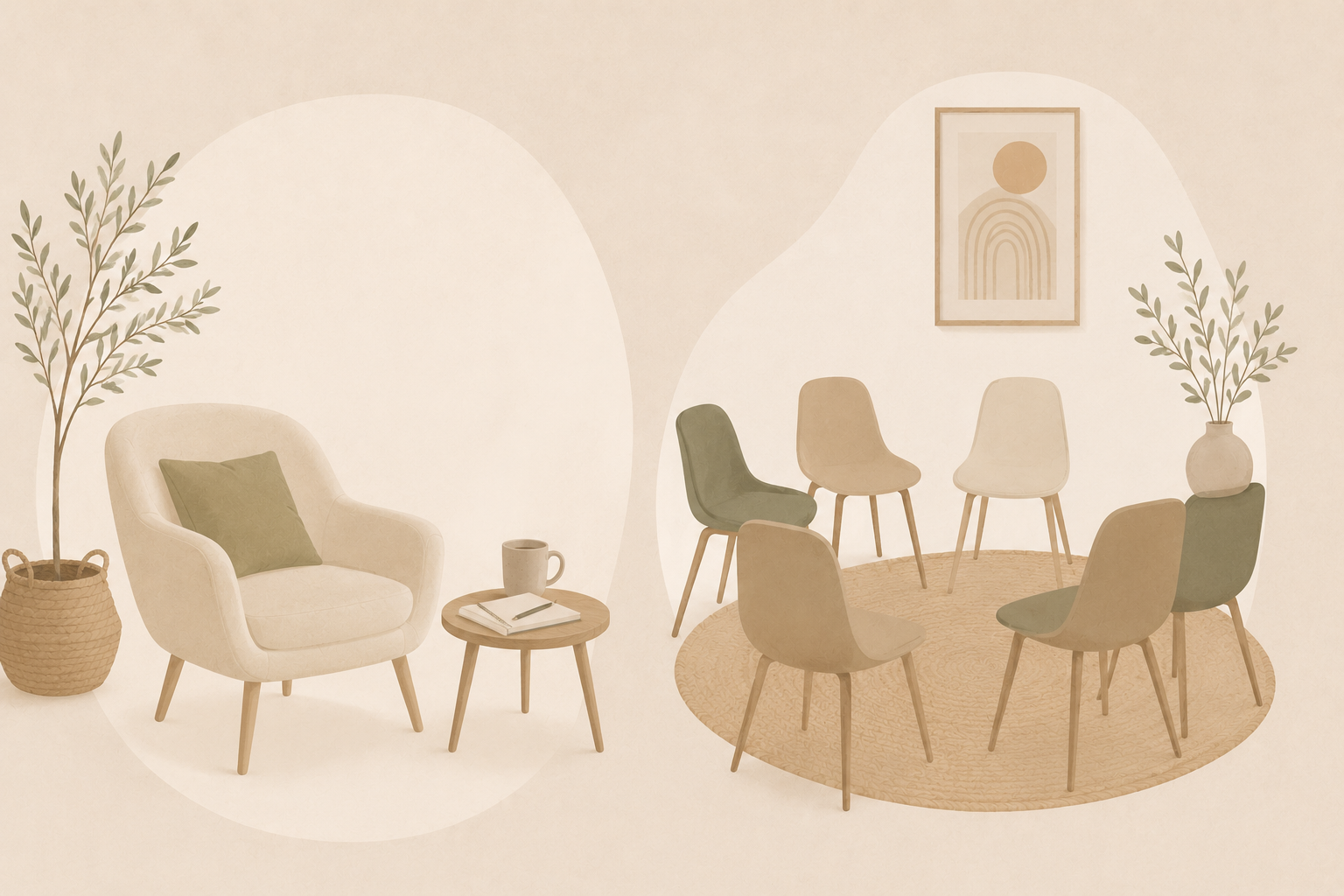 Einzel- & Gruppentherapie (auf Deutsch oder Englisch)